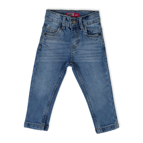 Eminent Girls Skinny Denim Pant - Light Blue