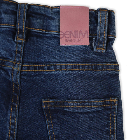 Eminent Girls Skinny Denim Pant - Mid Blue