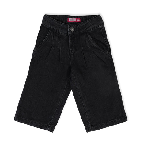 Eminent Girls Wider Denim Pant - Black
