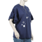 Eminent Women's Half Sleeves Printed T-Shirt - Navy Blue