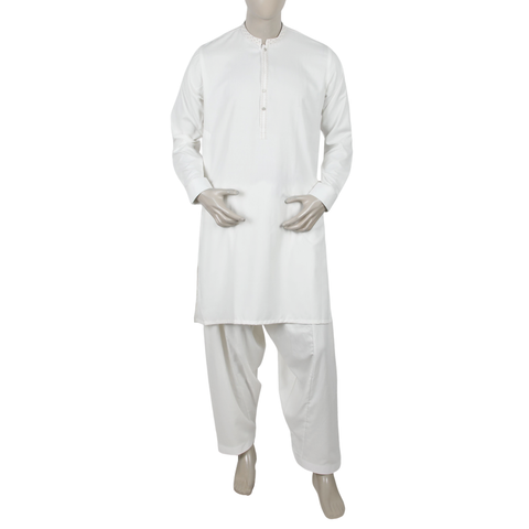 Eminent Men's Kurta Shalwar Suit - White, Men's Shalwar Kameez, Eminent, Chase Value