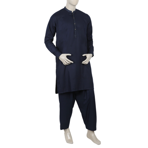 Eminent Men's Kurta Shalwar Suit - Navy Blue, Men's Shalwar Kameez, Eminent, Chase Value