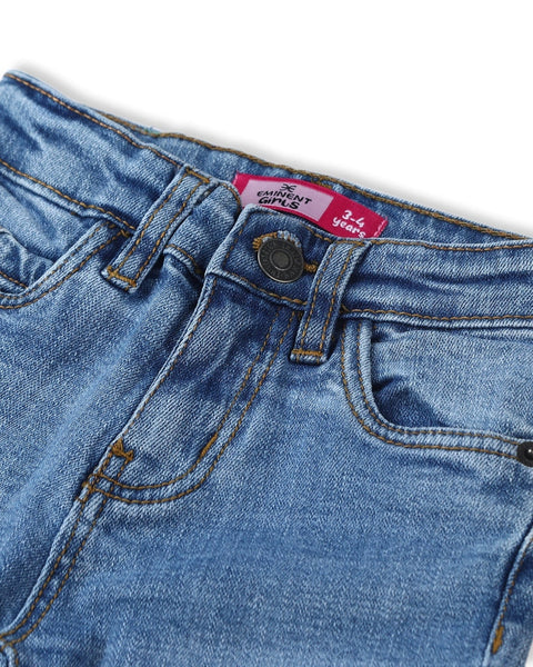 Eminent Girls Flared Denim Pant - Light Blue, Girls Pants & Capri, Eminent, Chase Value