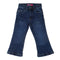 Eminent Girls Flared Denim Pant - Dark Blue