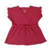 Eminent Girls Half Sleeves T-Shirt - Maroon