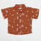 Eminent Newborn Half Sleeves Casual Shirt - Brown