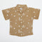 Eminent Newborn Half Sleeves Casual Shirt - Fawn