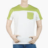 Eminent Men's Round Neck Half Sleeves Printed T-Shirt - Off White