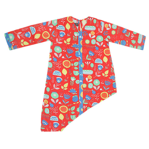 Girls Eminent Kurti - Red, Kids, Girls Kurti, Chase Value, Chase Value