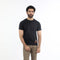 Eminent Men's Half Sleeves T-Shirt - Black