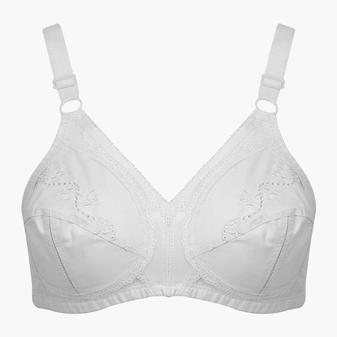 Eminent Women's Comfort Bra - White