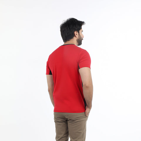 Eminent Men's Half Sleeves T-Shirt - Red