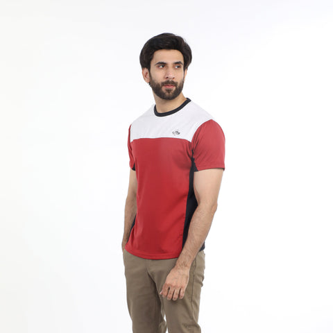 Eminent Men's Round Neck T-Shirt - Red