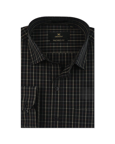Eminent Men's Formal Check Shirt