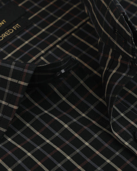 Eminent Men's Formal Check Shirt