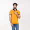 Eminent Men's Half Sleeves Polo T-Shirt - Golden