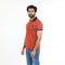 Eminent Men's Half Sleeves Polo T-Shirt - Reddish Brown