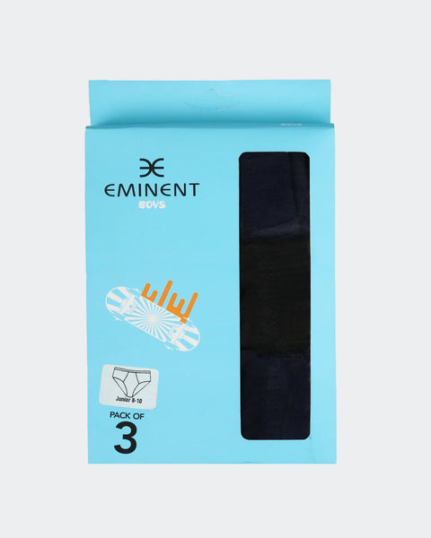 Boys' Plain Brief- 3 Pc