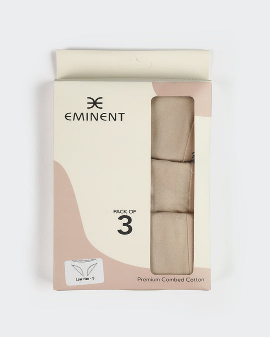 Women’s Low Rise Brief – 3 Pcs