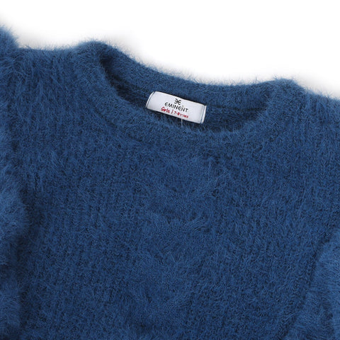 Eminent Girls Full Sleeves Sweater - Royal Blue, Girls Sweaters, Eminent, Chase Value