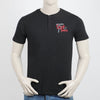 Men's Eminent Round Neck Half Sleeves Printed T-Shirt - Black