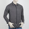 Eminent Men's Casual Full Sleeves Printed Shirt - Charcoal