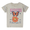 Eminent Girls Half Sleeves T-Shirt - Cream