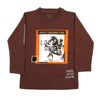 Eminent Boys Full Sleeves T-Shirt - Brown