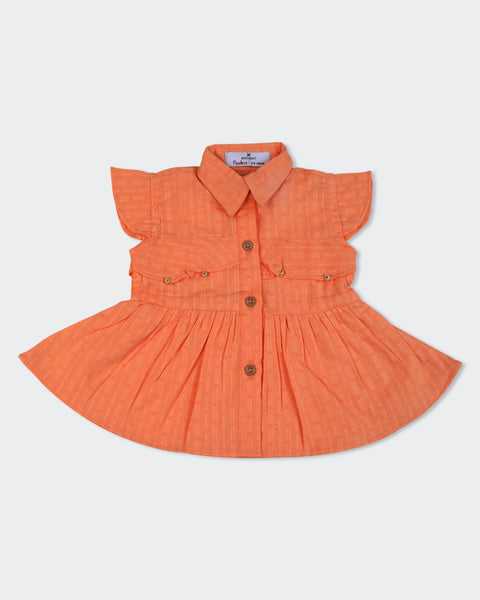 Newborn Girls Embroidered Cambric Co-Ord Set