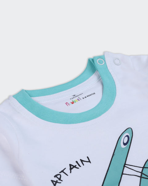Newborn Boys Single Jersey T-Shirt