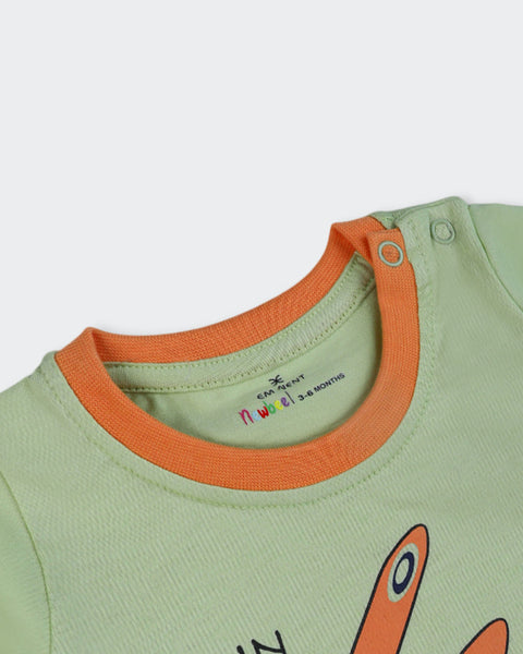 Newborn Boys Single Jersey T-Shirt