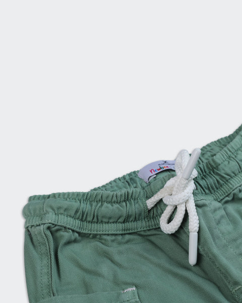 Newborn Boys Regular Twill Shorts