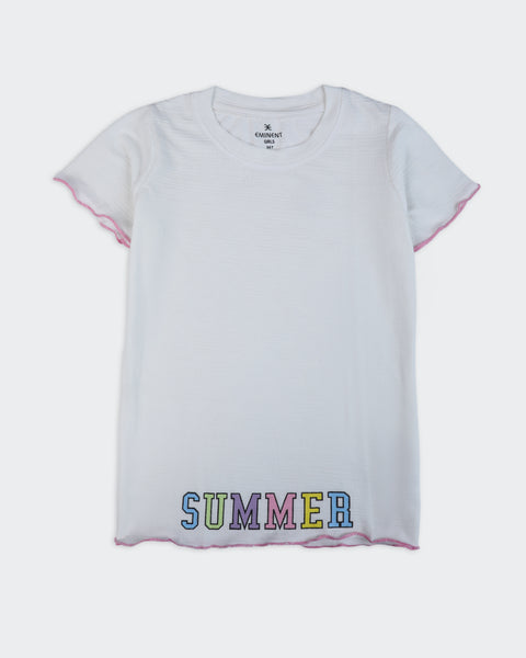 Girls' Rib Graphic Co-ord Set