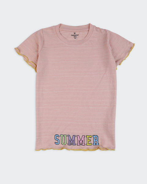 Girls' Rib Graphic Co-ord Set
