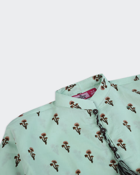 Girls Printed Cotton Kurti
