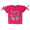 Eminent Girls Half Sleeves T-Shirt - Fuchsia