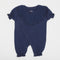 Eminent Newborn Girls Half Sleeves Romper - Navy Blue