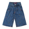 Eminent Girls Wider Leg Denim Pant - Mid Blue