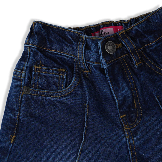 Eminent Girls Denim Capri Pant - Dark  Blue, Girls Pants & Capri, Eminent, Chase Value