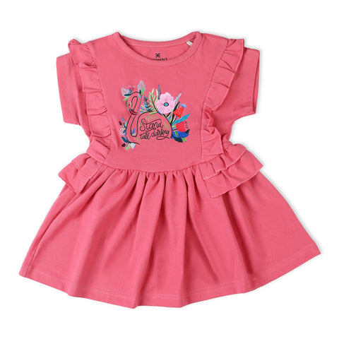 Eminent Girls Frock - Pink