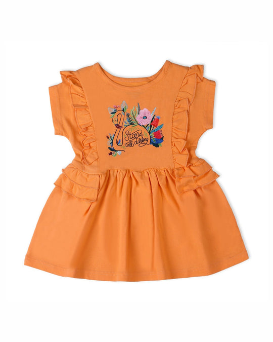 Eminent Girls Frock - Light Orange, Girls Frocks, Eminent, Chase Value
