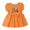 Eminent Girls Frock - Light Orange