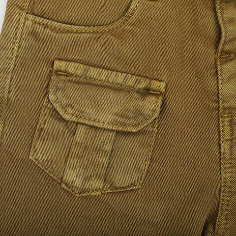 Eminent Newborn Boys Cotton Short - Khaki