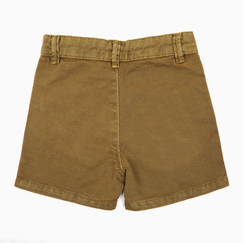 Eminent Newborn Boys Cotton Short - Khaki
