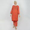 Eminent Women's Printed khaddar 2pcs Suit - Rust