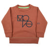 Eminent Boys Full Sleeves Sweatshirt - Rust