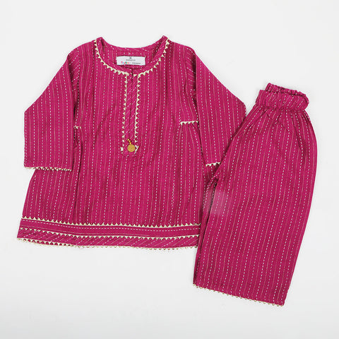 Eminent Newborn Girls Shalwar Suit - Purple, Newborn Girls Shalwar Suits, Chase Value, Chase Value