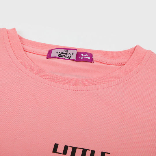 Eminent Girls Half Sleeves T-Shirt - Pink, Girls T-Shirts, Eminent, Chase Value