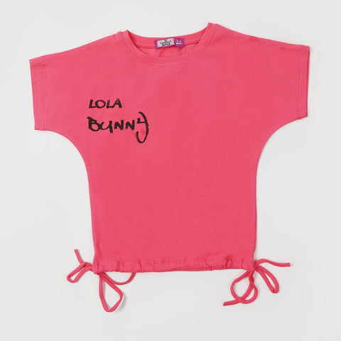 Eminent Girls Half Sleeves T-Shirt - Fuchsia, Girls T-Shirts, Eminent, Chase Value