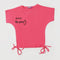 Eminent Girls Half Sleeves T-Shirt - Fuchsia